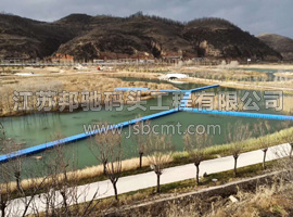 陜西延安南泥灣景區(qū)浮橋