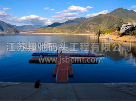 浙江麗水某景區(qū)酒店碼頭