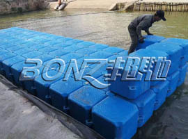 無錫雪浪風景區太湖藍藻治理設備專用浮筒平臺600*600*550