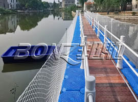 江蘇常熟美麗鄉村改造水上浮橋（一）