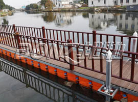 江蘇常熟美麗鄉村改造水上浮橋（二）