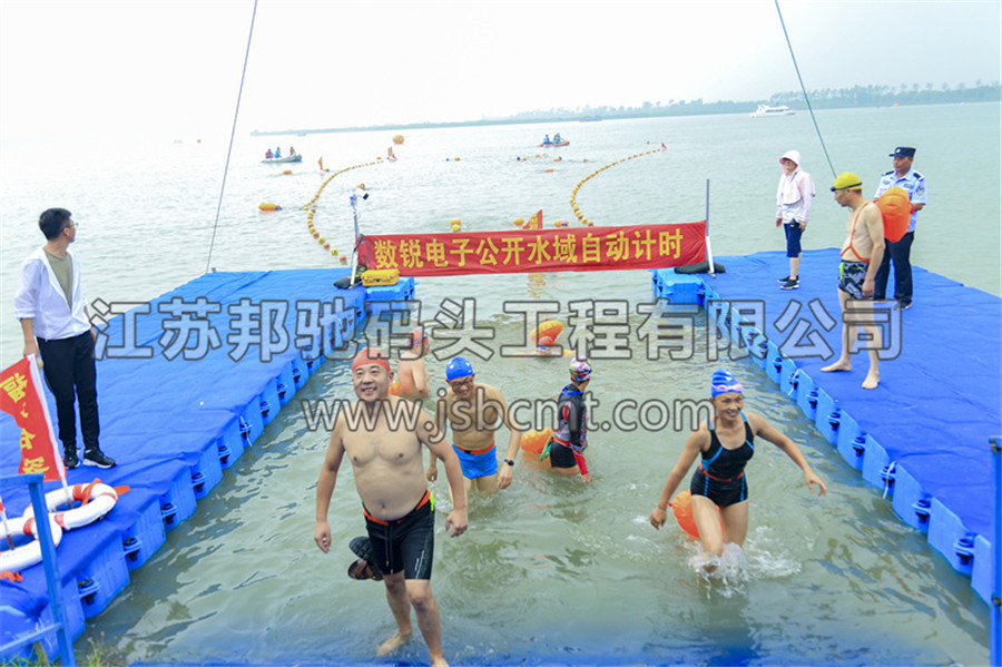 江蘇邦馳碼頭工程有限公司浮筒客戶(hù)案例-句容鐵人三項(xiàng)比賽碼頭2