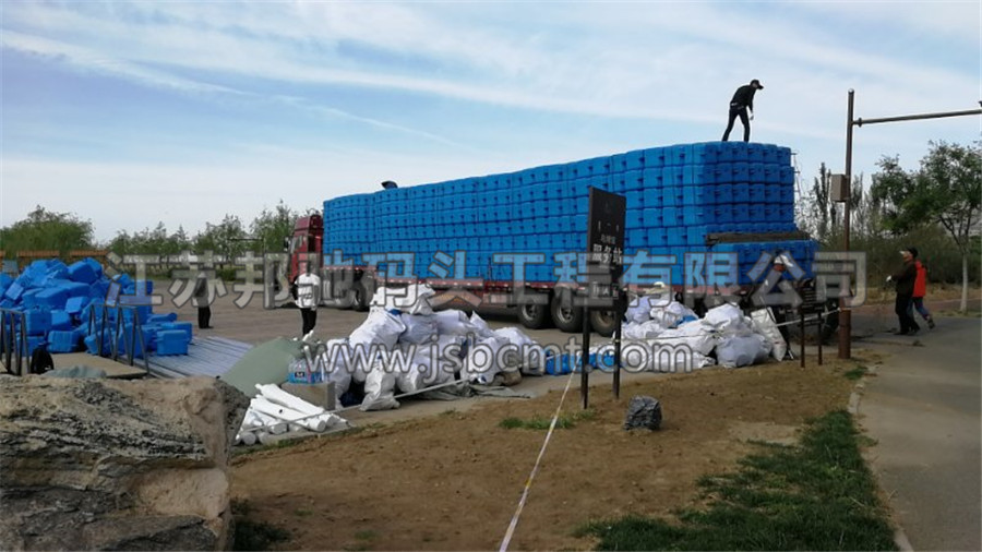 江蘇邦馳碼頭工程有限公司浮筒客戶案例-內蒙古包頭南海景區濕地公園2