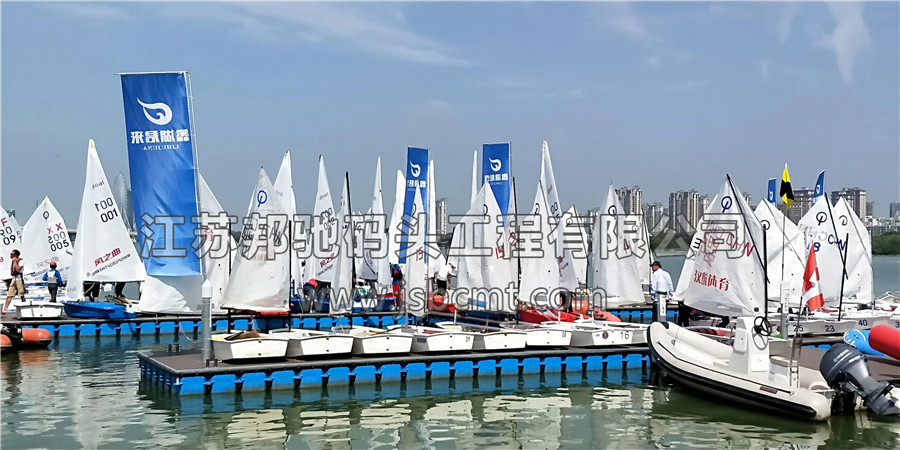 江蘇邦馳碼頭工程有限公司浮筒客戶案例-無(wú)錫蠡湖帆船碼頭3