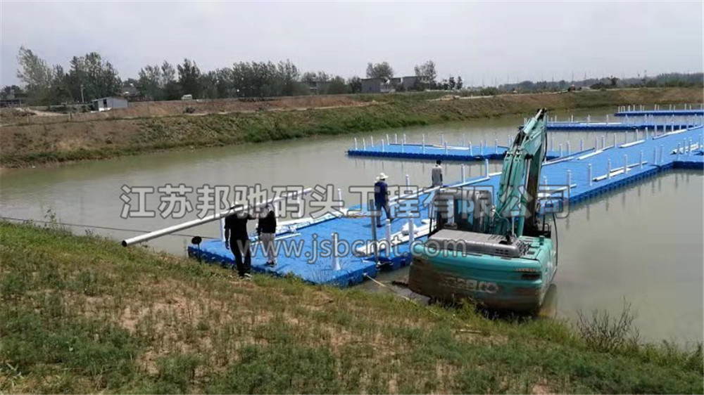  江蘇邦馳碼頭工程有限公司客戶案例-安徽亳州加強型大浮筒水上平臺14