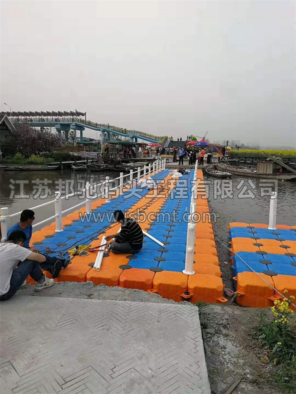  江蘇邦馳碼頭工程有限公司客戶案例-江蘇興化景區浮橋7