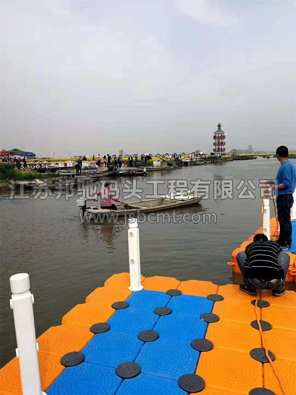  江蘇邦馳碼頭工程有限公司客戶案例-江蘇興化景區浮橋5