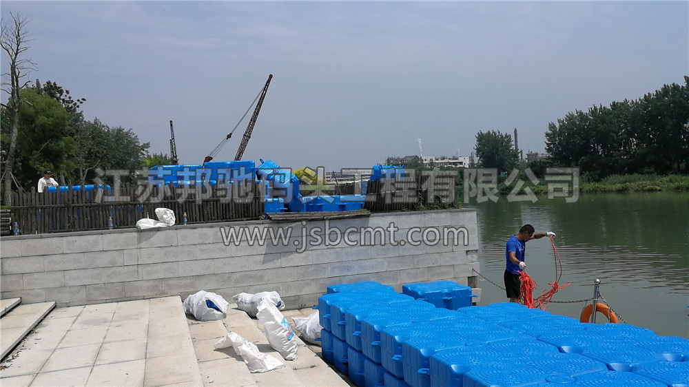 江蘇邦馳碼頭工程有限公司客戶案例-江蘇揚州浮筒碼頭2