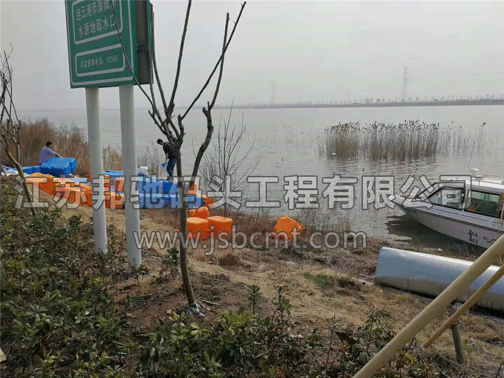 江蘇邦馳碼頭工程有限公司客戶案例-連云港巡邏艇水上碼頭9