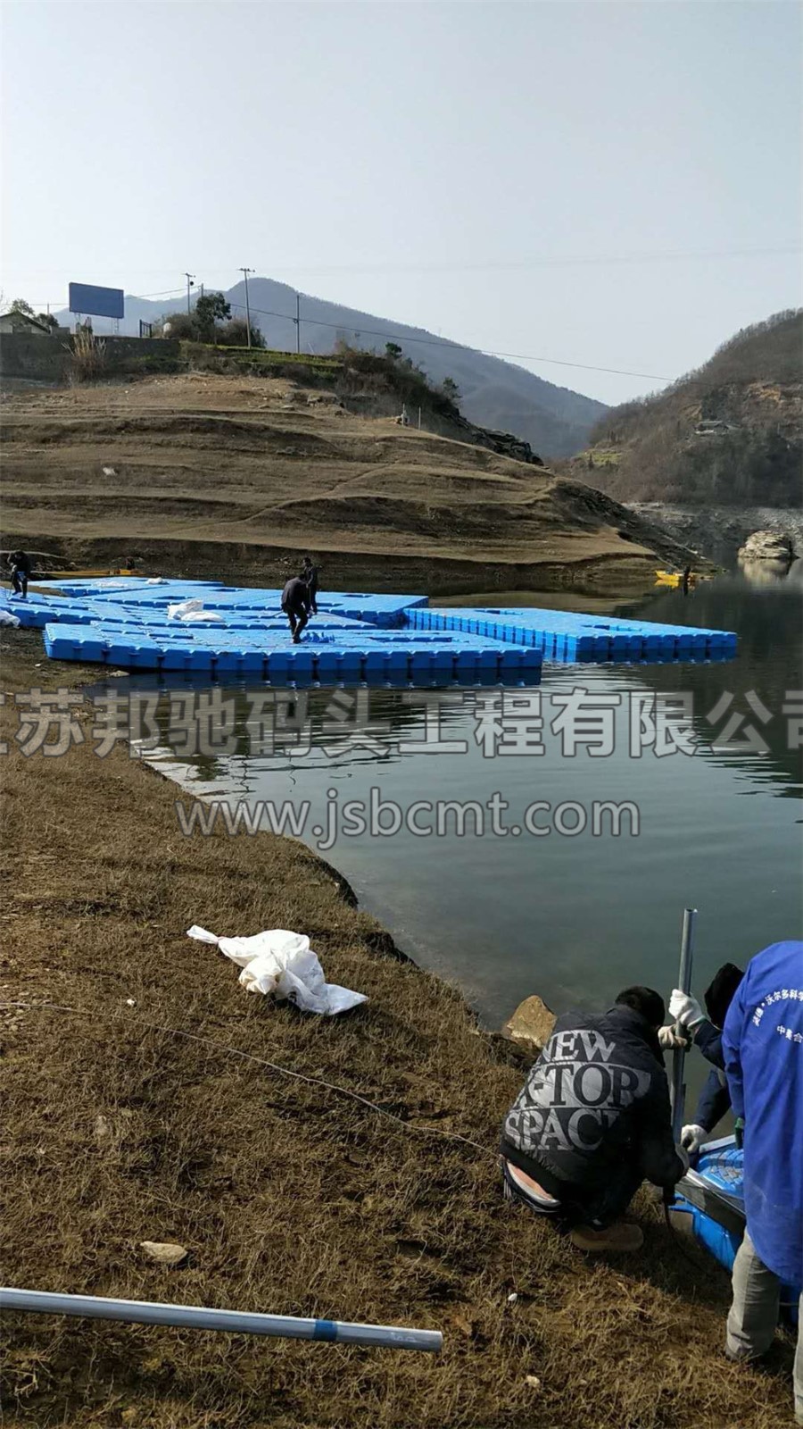 江蘇邦馳碼頭工程有限公司客戶案例-四川水庫釣魚平臺2