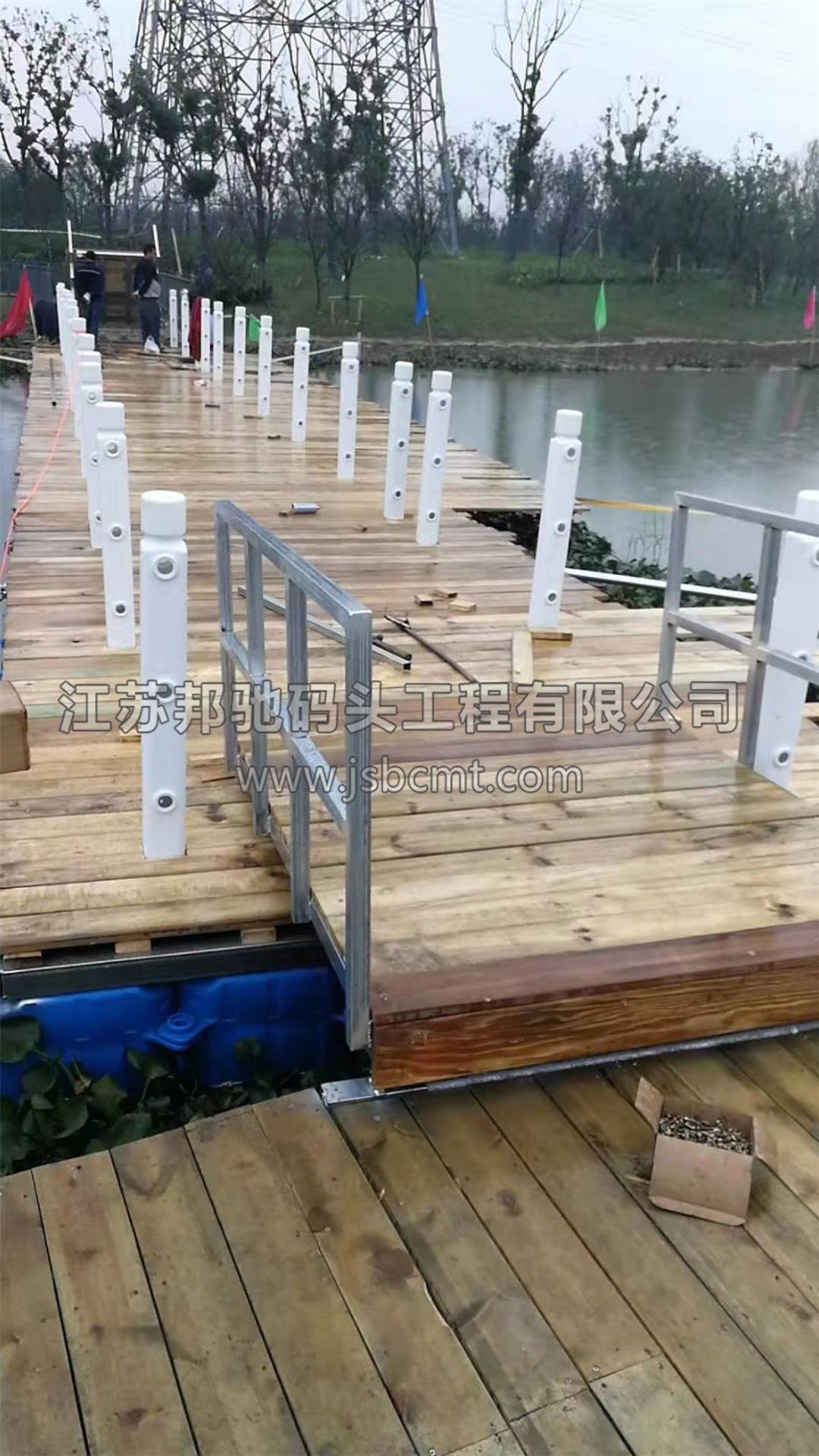 江蘇邦馳碼頭工程有限公司客戶案例-浙江嘉興浮橋3