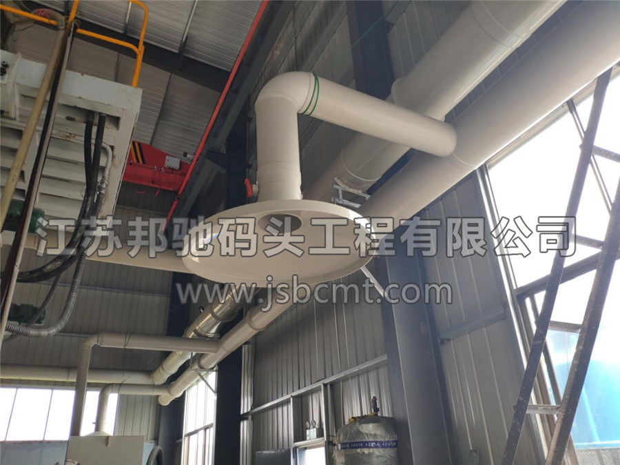 塑料廢氣處理系統安裝圖-邦馳浮筒廠家7