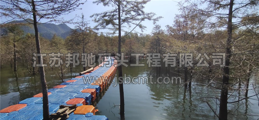 邦馳浮筒現(xiàn)場案例-安徽宣城寧國落羽杉濕地公園4
