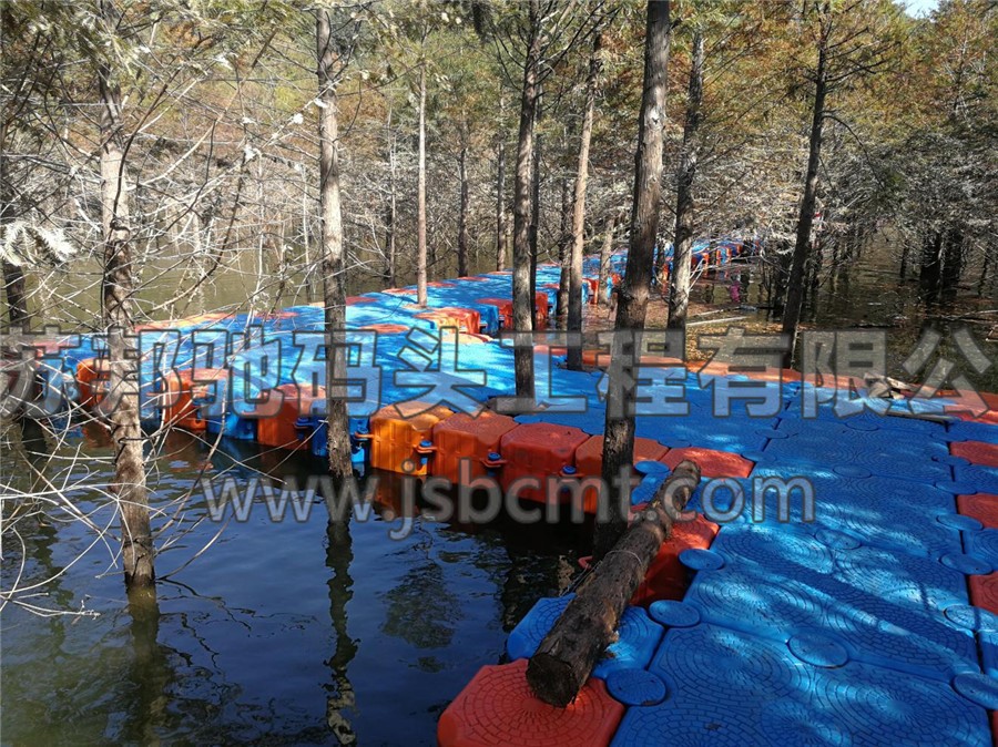 邦馳浮筒現(xiàn)場案例-安徽宣城寧國落羽杉濕地公園8